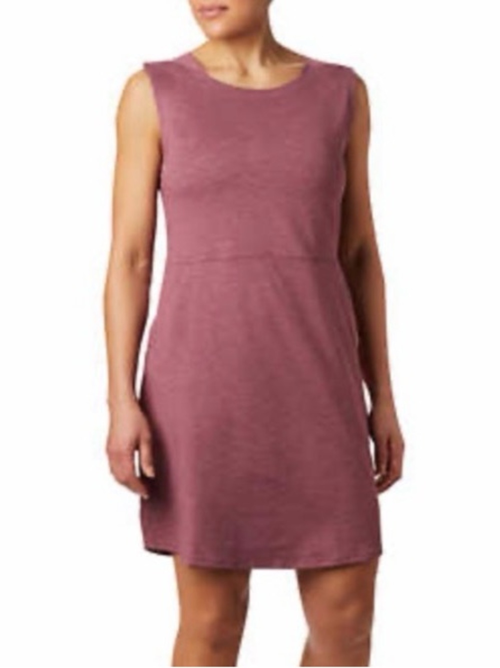 Columbia Mauve Omni-Shade Sleeveless Knit Shift Dress